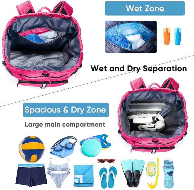 Large Beach Backpack Waterproof Sandproof - Image 2