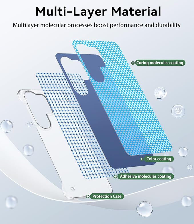 GRECAZO Slim Borderless for Samsung Galaxy S26 Phone Case 6.3" Ultra-Thin - Image 5