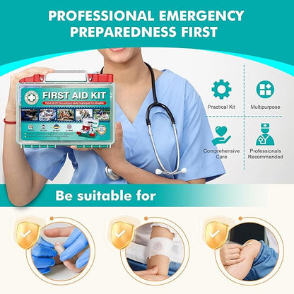 General Medi 295 Pieces Professional First Aid Kit - Image 5