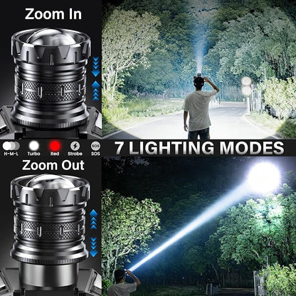 AKNEAR Rechargeable LED Headlamp, 2980 High Lumens Head Lamp - Image 3