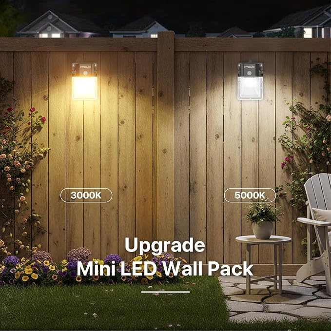 HYPERLITE LED Wall Pack 30W: 2Pack 3600lm 3000K Security Lights - Image 3