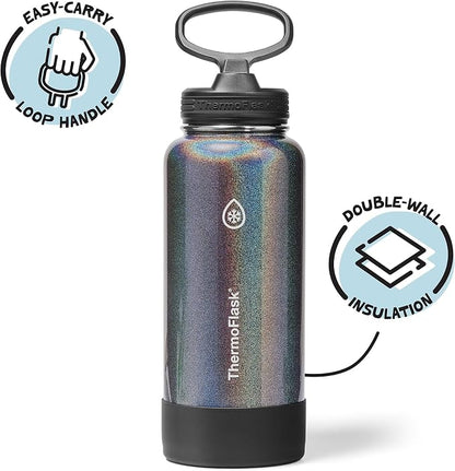 ThermoFlask 32 oz Double Wall Vacuum Insulated Stainless Steel Water Bottle - Image 2
