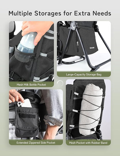 besrey Baby Backpack Carrier, Toddler Hiking Backpack - Image 4