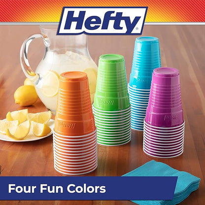 Hefty Party On Disposable Plastic Cups, 16 Ounce - Image 6