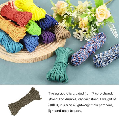 550 Paracord Rope 26ft, 4mm Thin Paracord Nylon Cord 7-Strand Core - Image 3