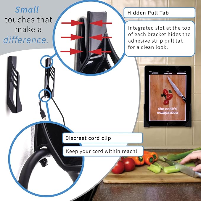 Dockem Damage-Free Wall Mount for iPhone: 14, Pro Max, SE 2/3, XS Max, S20: 3M - Image 2