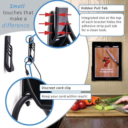 Dockem Damage-Free Wall Mount for iPhone: 14, Pro Max, SE 2/3, XS Max, S20: 3M - Image 2