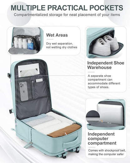 coowoz Large Travel Backpack Carry On - Image 3