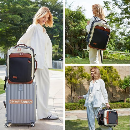 LOVEVOOK 50L Travel Backpack Carry On Airline Approved, Large Backpack - Image 4