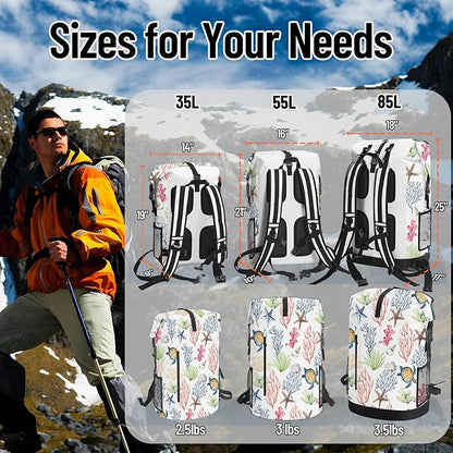 Dry Bag Waterproof for Women Men, 5L Roll Top Lightweight Dry Storage and - Image 3
