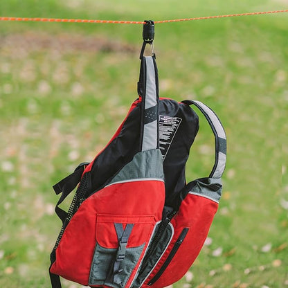GEAR AID Camp Carabiner for Hanging Camping Towels, Speaker on a 550 Paracord - Image 6