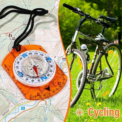 20 Pcs Acrylic Orienteering Compass Hiking Backpacking Survival Reliable - Image 5