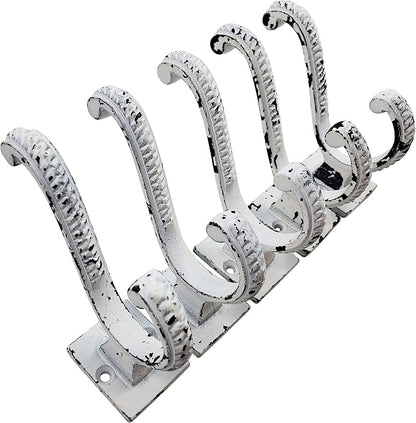 Claimed Corner Iron Scroll Coat Hooks - Image 6