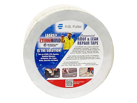 EternaBond RoofSeal Tan 4" x50' MicroSealant UV Stable RV Roof Seal Repair Tape - Image 2