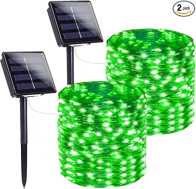 Extra-Long 144FT Solar String Lights by SANJICHA