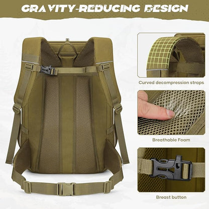 Maelstrom Tactical Backpack for Men, Water Resistant 40L Military Backpack - Image 5