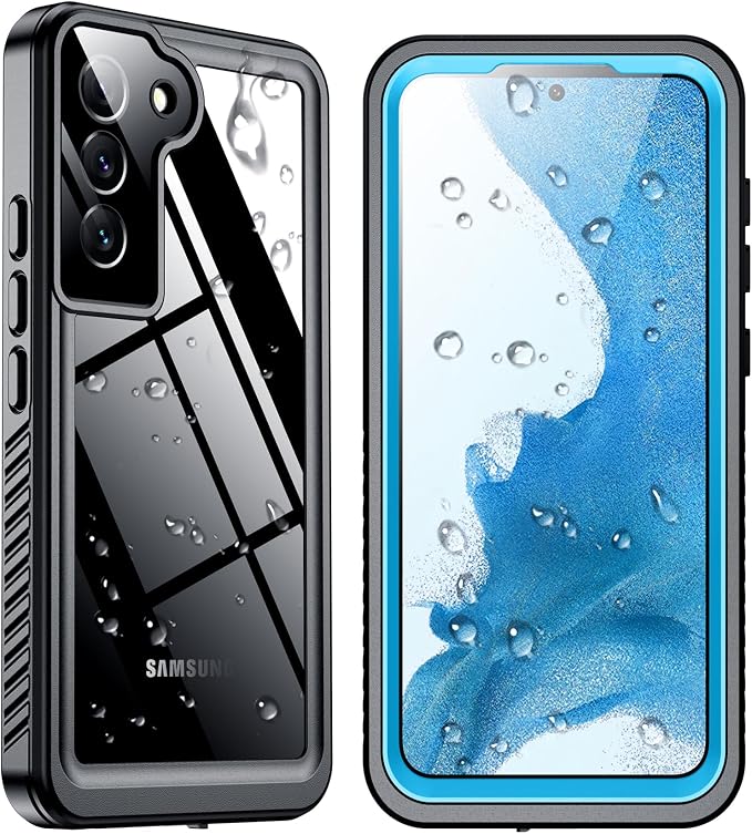 SPIDERCASE for Samsung Galaxy S22 Waterproof Case, IP68 Water Resistance Full by SPIDERCASE
