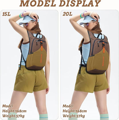BECOJADDE 15L Small Hiking Backpack - Image 5