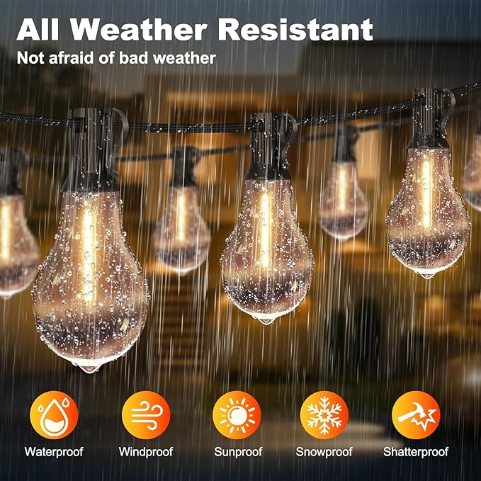 75FT Outdoor String Lights - Image 3