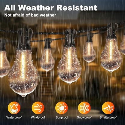 100FT LED Outdoor String Lights - Image 4