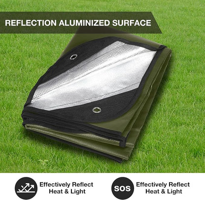 RedSwing 2 Pack Heavy Duty Waterproof Emergency Thermal Tarp, Insulated - Image 5