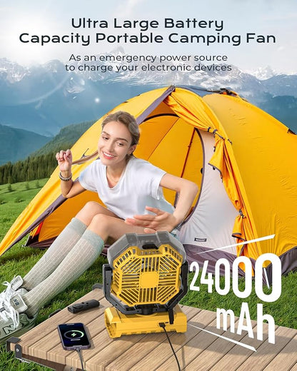 Misting Fan, Portable Camping Fans - Image 3