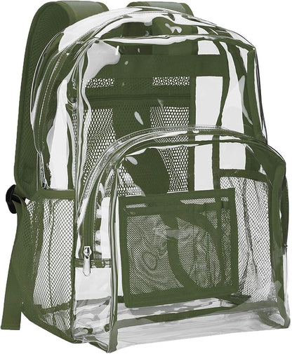 Vorspack Clear Backpack Heavy Duty PVC Transparent Backpack by Vorspack