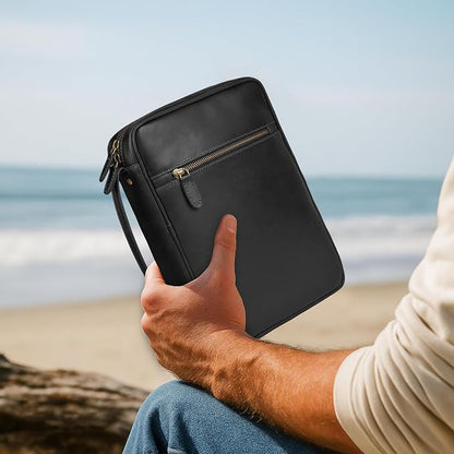LEATHER VILLAGE Handmade Vintage Leather Bible Cover - Image 8