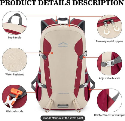BAGPARKK Hiking Backpack, Large 35L Travel Backpacks - Image 5