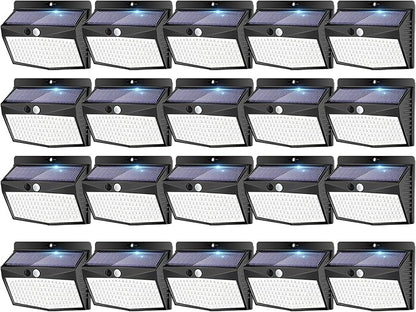 Peasur 20 Packs Solar Outdoor Lights Motion Sensor Solar Security Light by Peasur