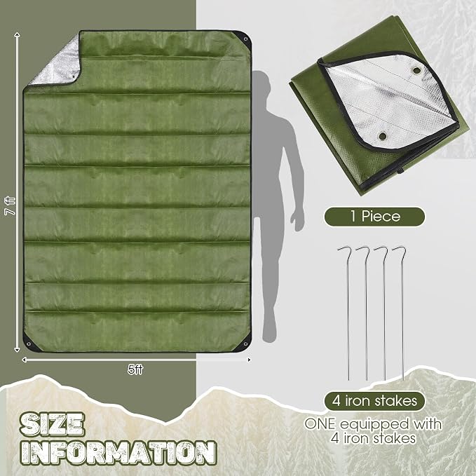 Kingdder 1 Pcs Heavy Duty Emergency Blankets - Image 2