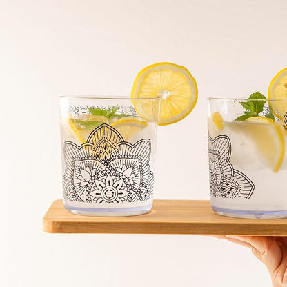 bzyoo BPA-Free Designed Dishwasher Safe 14 oz Plastic Tumbler Set which is - Image 8