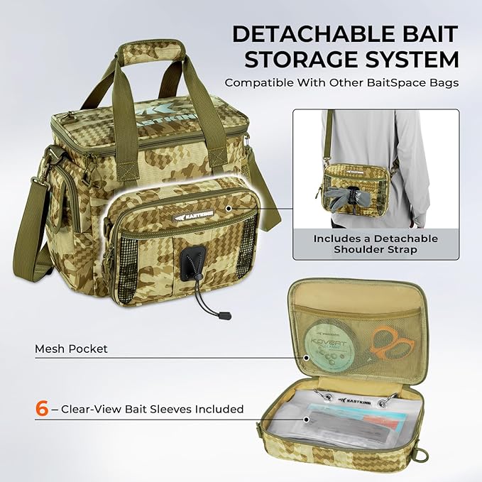 KastKing BaitSpace Fishing Tackle Bag - Image 6