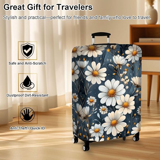 Luggage Cover Protector for 30-32 Inch Suitcases, TSA Approved Elastic Travel - Image 7