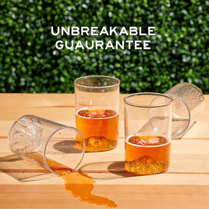 North Drinkware Pacific Northwest Unbreakable Outdoor Cup Set of 4. Featuring - Image 2