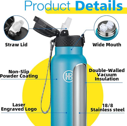 Han's Bottle Sports Water Bottle - 32 Oz - Image 5