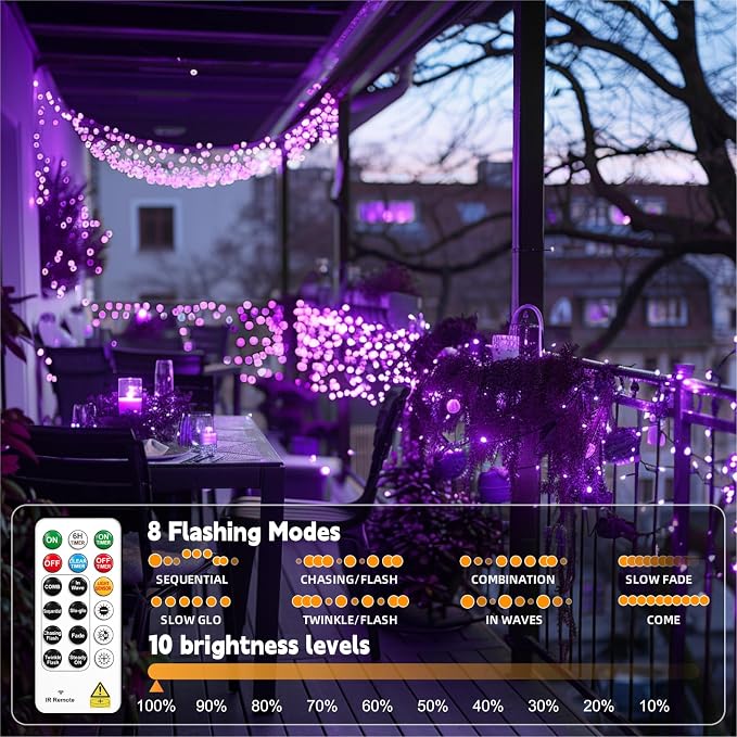 HXWEIYE Rechargeable Fairy Lights - Image 7