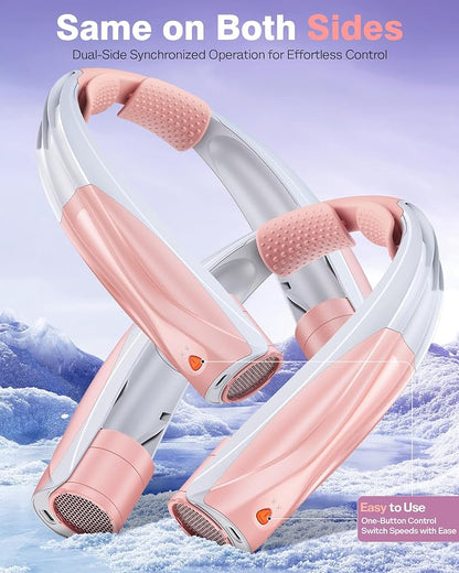 Portable Neck Fan - 6000mAh Battery Hands Free Personal Fan - Image 7