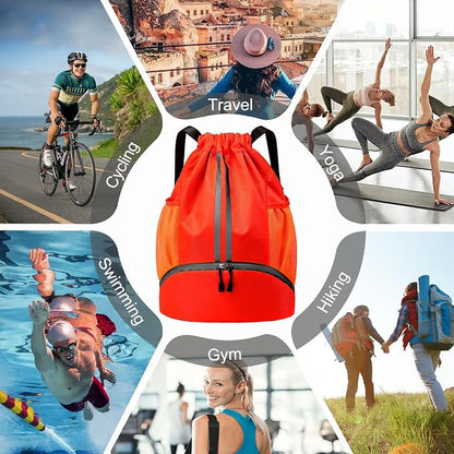 Hoedia Sports Drawstring Backpack - Image 9