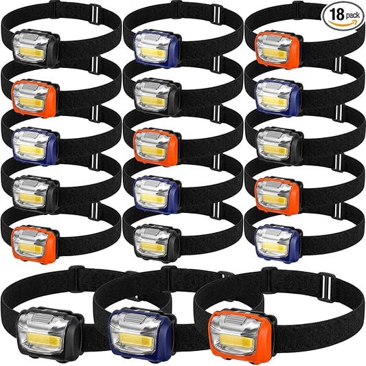 Macarrie LED Headlamps IPX4 Waterproof 3 Modes Headlamp Flashlight Bright Head by Macarrie