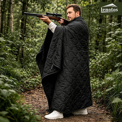 Lenotos Woobie Blanket, Thermal Insulated Military Poncho Liner, Water-Resistant - Image 7