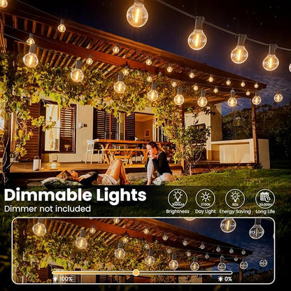 RTTY Outdoor String Lights 50 FT, Patio Light - Image 9