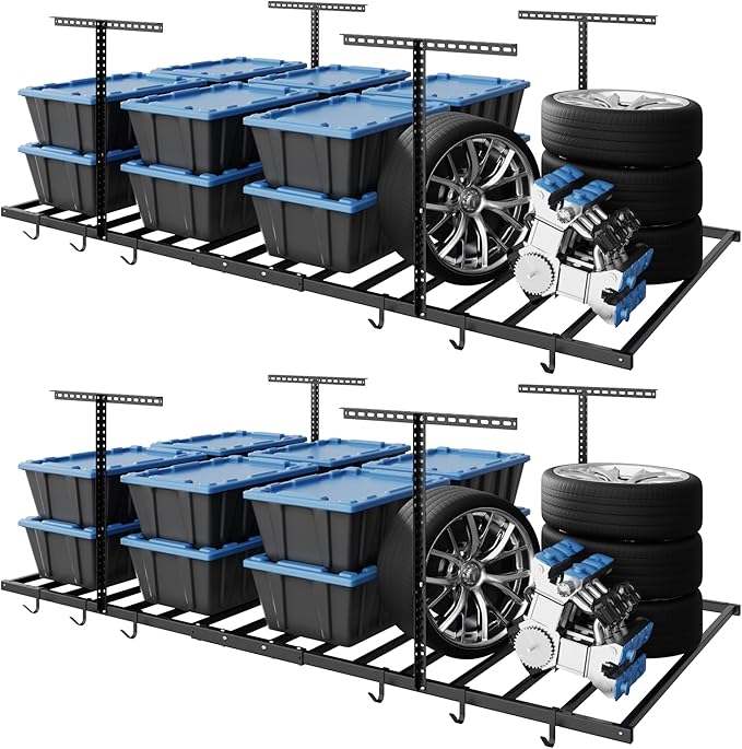 FLEXIMOUNTS 4x8 Overhead Garage Storage Rack by FLEXIMOUNTS