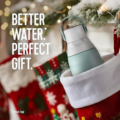 Brita Stainless Steel Premium Filtering Water Bottle, Replaces 300 Plastic - Image 2