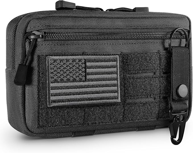 FRTKK Tactical Molle Admin Pouch Utility Laser Cut EDC Tool Pouch Bag by FRTKK