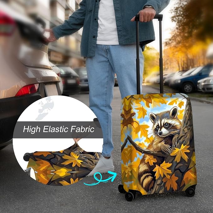 Luggage Cover Protector for 22-24 Inch Suitcases, TSA Approved Elastic Travel - Image 4
