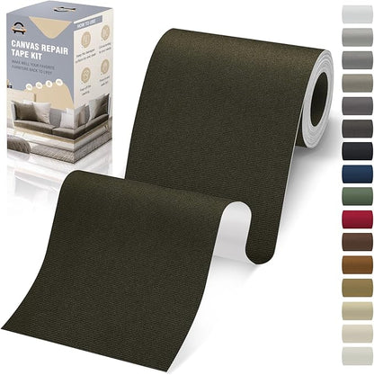 OAZ 4 x 79 inch Canvas Repair Patches Fabric Patch Self-Adhesive Canvas Repair by OAZ