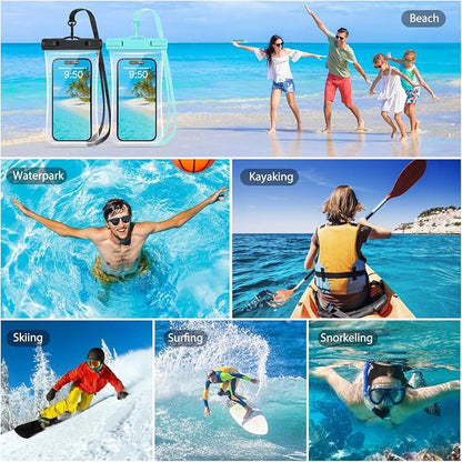 Waterproof Phone Pouch 2 Pack, IPX8 Waterproof Phone Case - Image 5