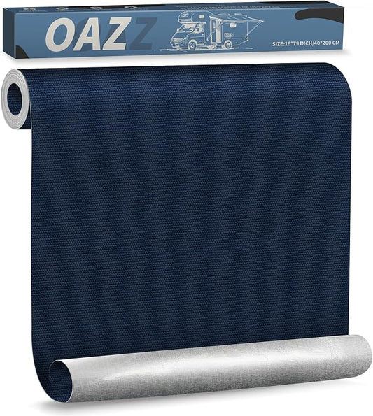 OAZ 16 x 79 inch Canvas Repair Patches Canvas Fabric Patch Self-Adhesive Canvas by OAZ