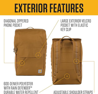 Carhartt 21L Top-Load Backpack, Durable Water Resistant Coated Canvas Base W/ - Image 2